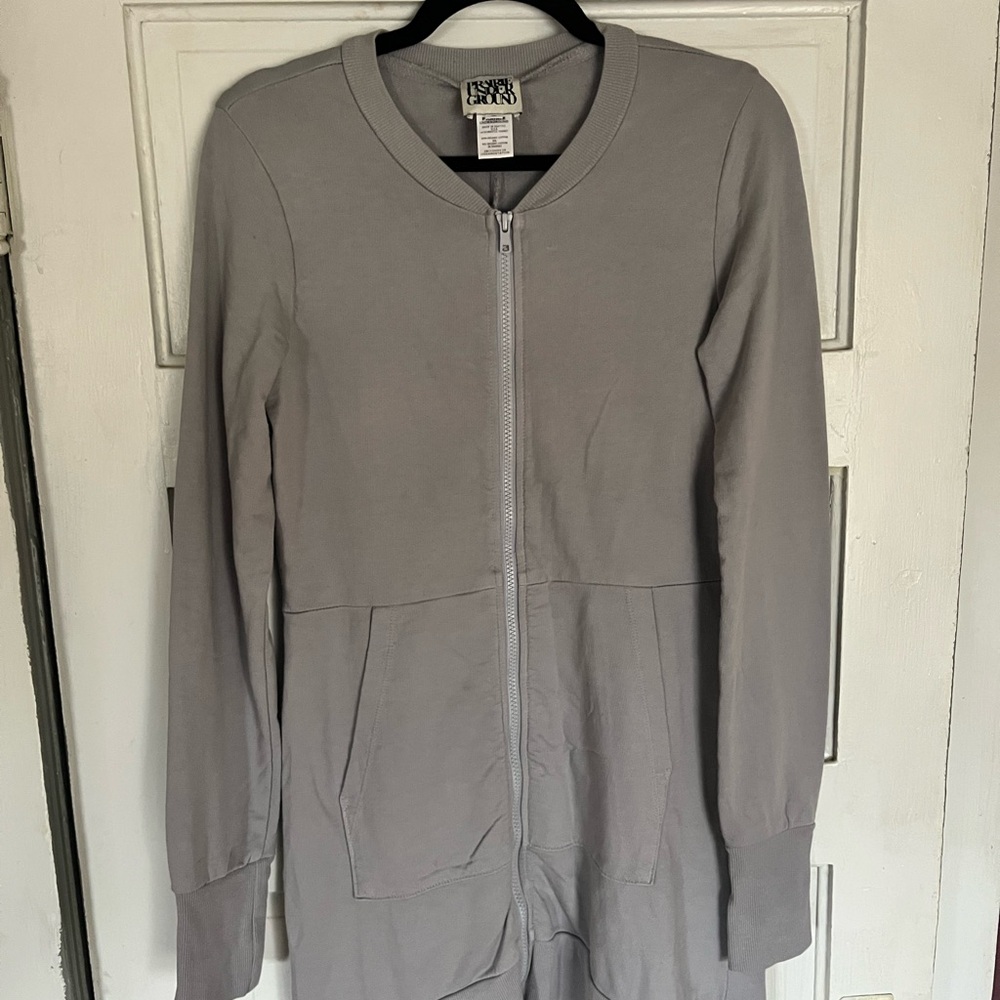 Prairie Underground Blue Gray Long Zip Up